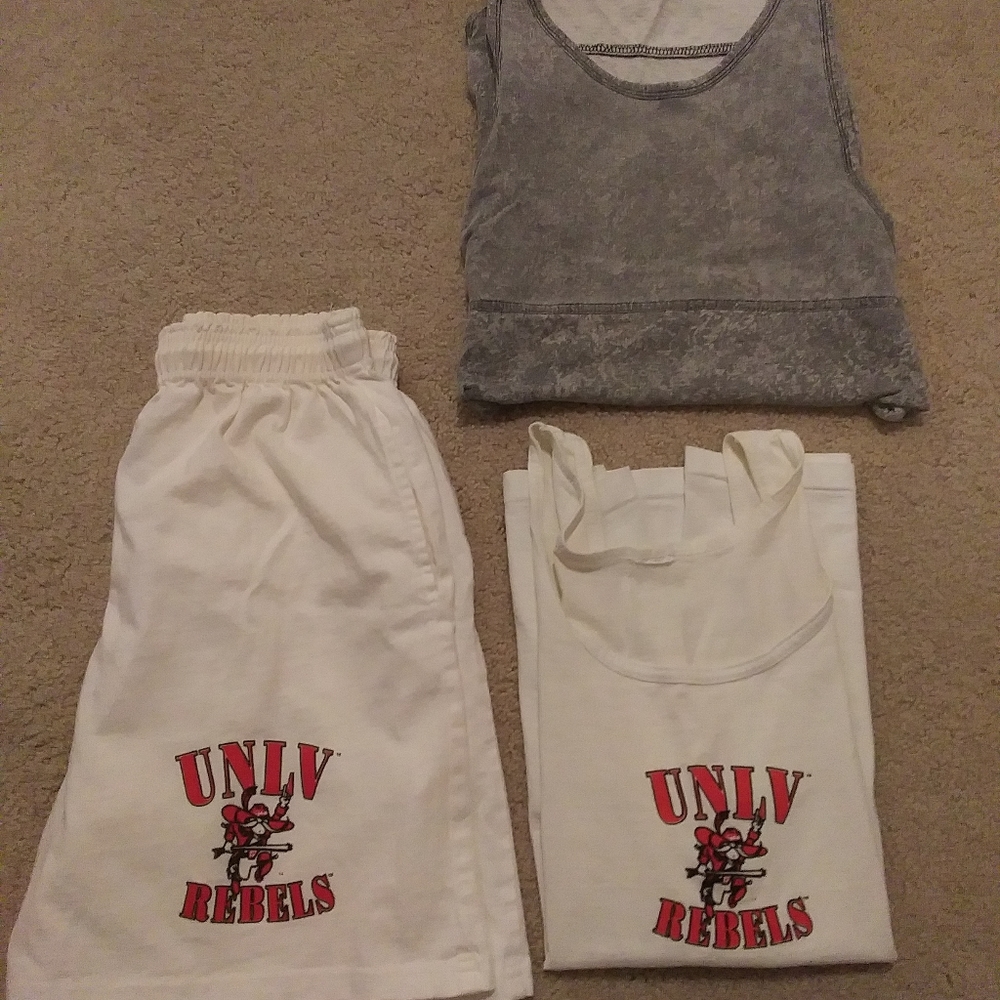 Vintage UNLV tank & shorts set plus xtra tank (M)